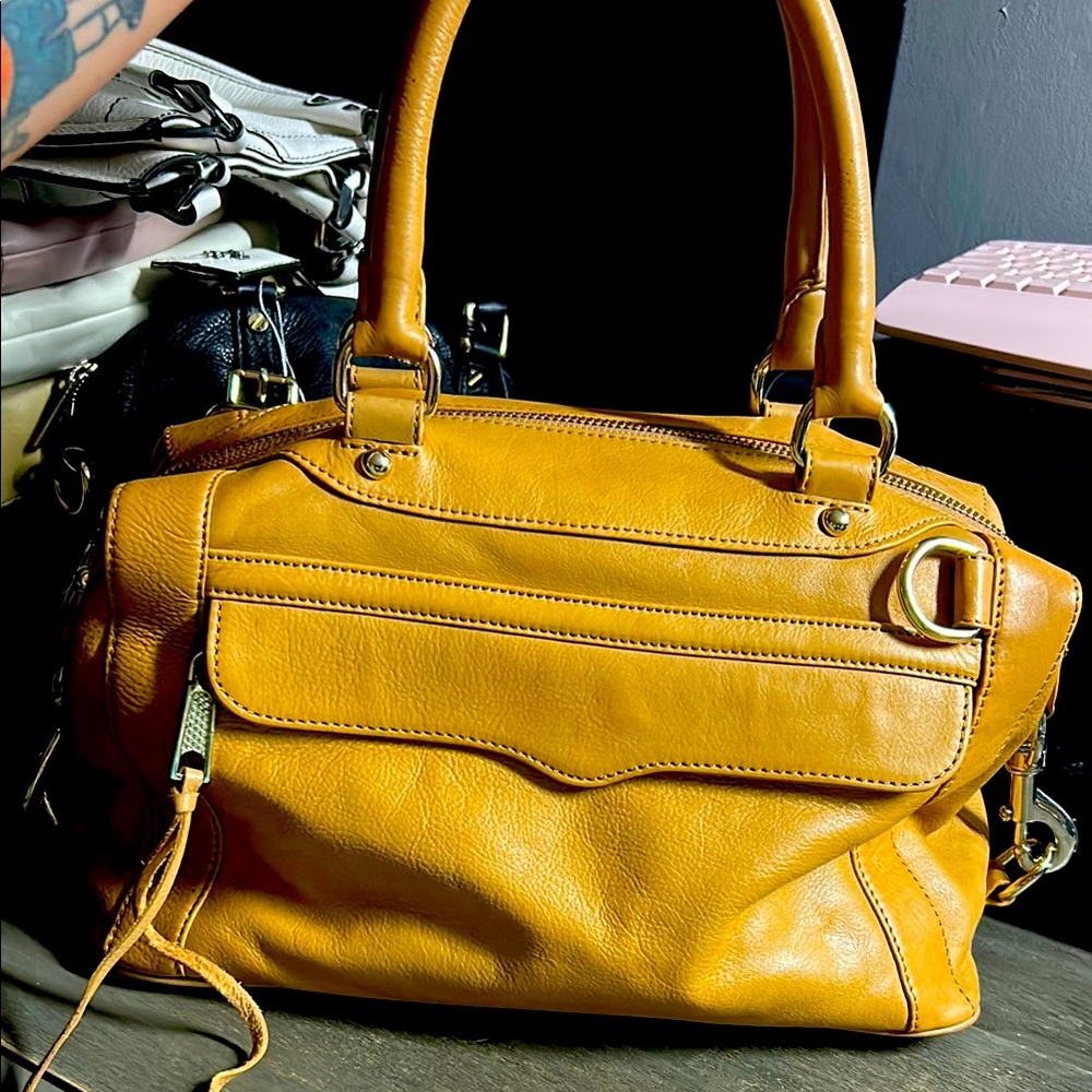 Rebecca Minkoff‎ Tawny Satchel Smooth Leather